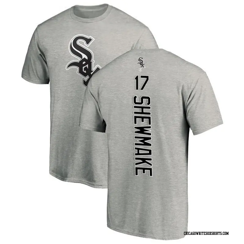 Men's Chicago White Sox ＃17 Braden Shewmake Ash Backer T-Shirt