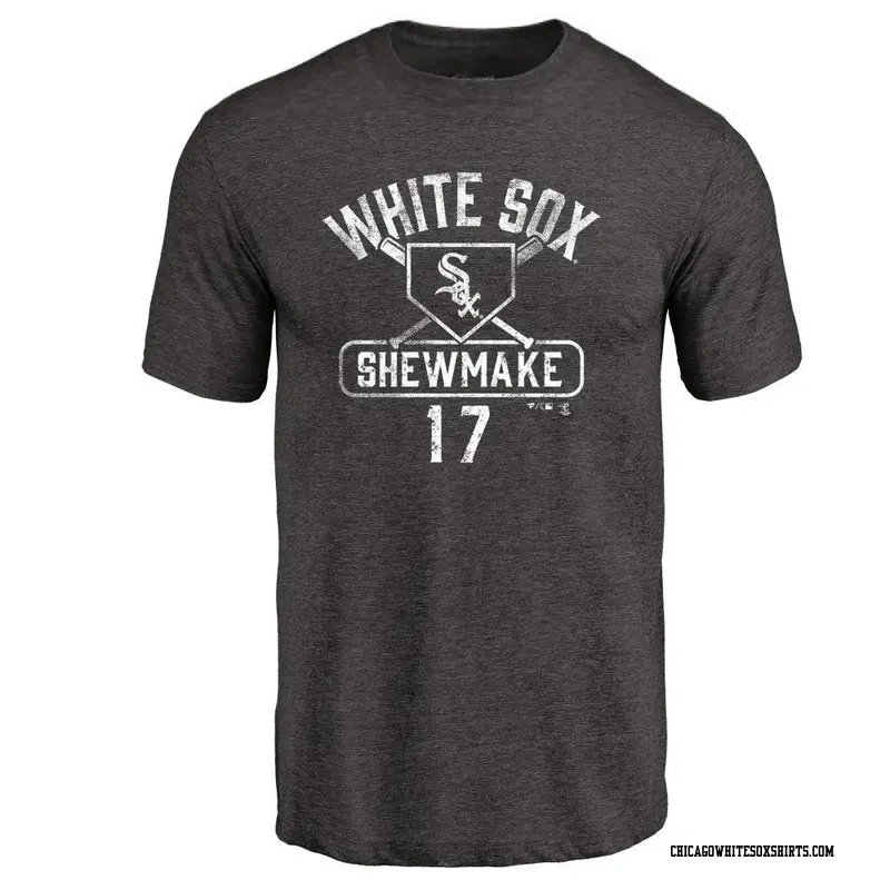 Men's Chicago White Sox ＃17 Braden Shewmake Black Base Runner T-Shirt