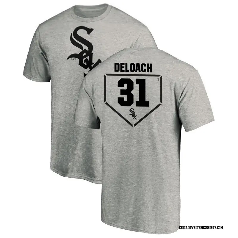 Men's Chicago White Sox ＃31 Zach DeLoach Gray RBI T-Shirt Heathered